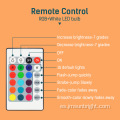 Bulbo de control remoto RGB+blanco